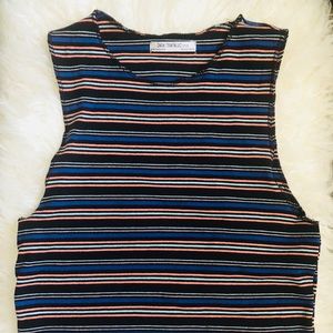 Ribbed crop tank